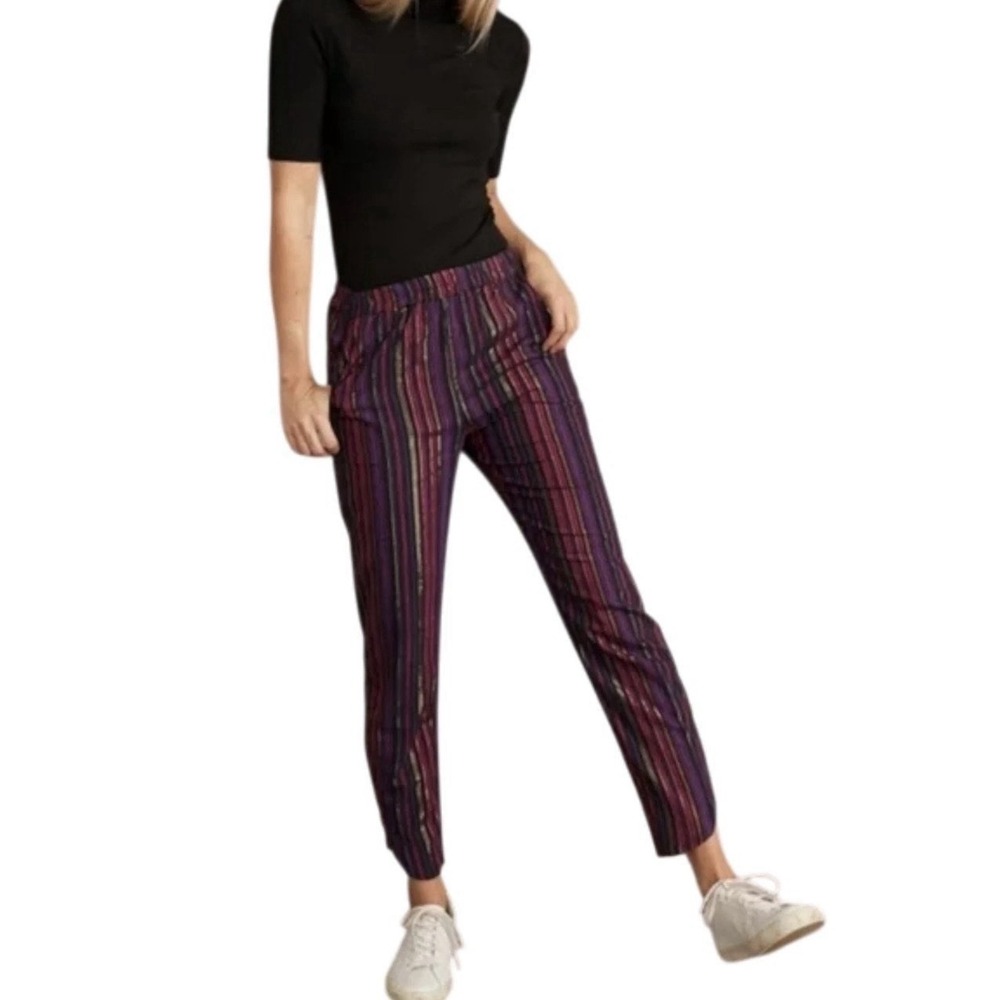 Marine Layer Allison Pant Metallic Futuristic Glam Statement Festival XL